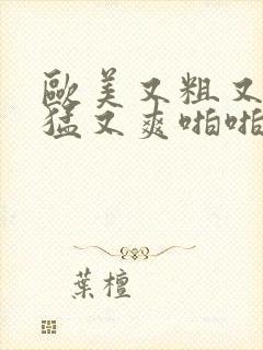 欧美又粗又深又猛又爽啪啪九色