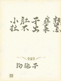 小肚子疼想拉屎拉不出来怎么回事封面