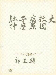 肚子痛拉大便是什么原因封面