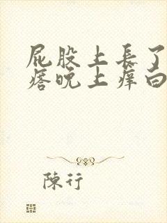 屁股上长了小疙瘩晚上痒白天不痒