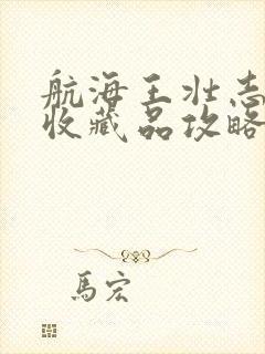 航海王壮志雄心收藏品攻略封面