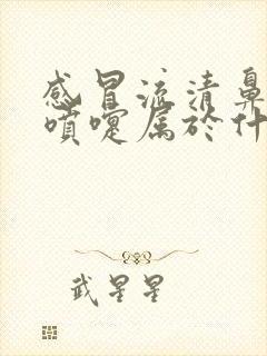 感冒流清鼻涕打喷嚏属于什么阶段