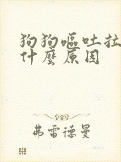 狗狗呕吐拉稀是什么原因封面