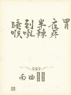 睡到半夜胃反流喉咙辣疼