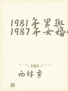 1981年男与1987年女婚配好吗