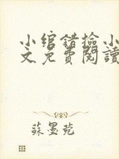 小绾错捡小说全文免费阅读