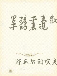 男孩子喜欢男孩子的表现