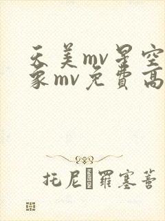 天美mv星空大象mv免费高清