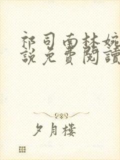 祁司南林婉瑜小说免费阅读最新章节封面