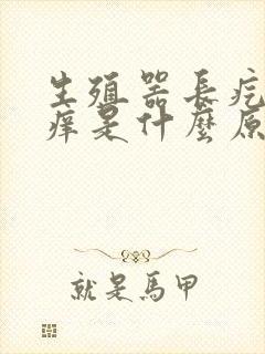 生殖器长疙瘩还痒是什么原因