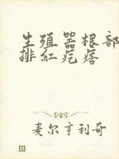 生殖器根部长一排红疙瘩