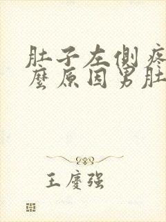 肚子左侧疼是什么原因男肚子左侧痛