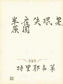 半夜失眠是什么原因