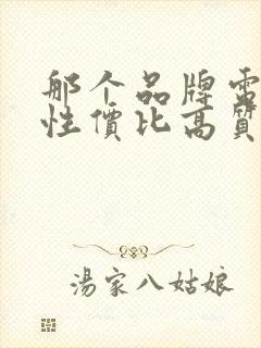 那个品牌电视机性价比高质量好