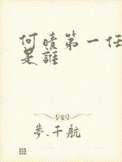 何晴第一任丈夫是谁