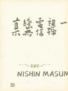 有线电视一直显示无信号