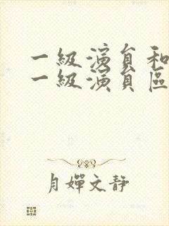 一级演员和国家一级演员区别