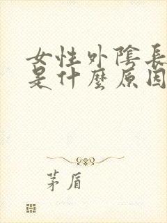 女性外阴长痘痘是什么原因