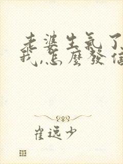 老婆生气了不理我,怎么发信息哄她