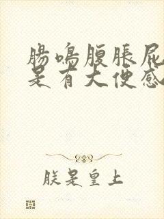 肠鸣腹胀屁多总是有大便感