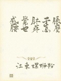 感觉肚子胀胀的腰也疼怎么回事