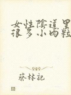 女性阴道里面有很多小肉粒