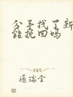 分手找了新欢还能挽回吗