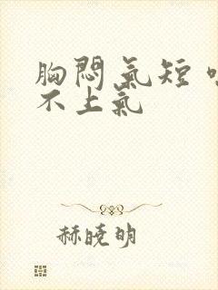 胸闷 气短 喘不上气