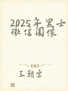 2025年男士微信图像封面