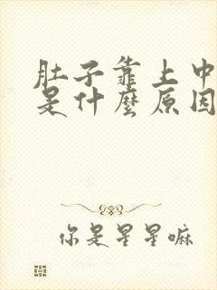 肚子靠上中间疼是什么原因