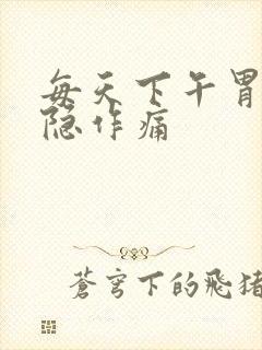 每天下午胃部隐隐作痛封面