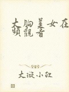 大胸美女在线视频观看