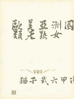 欧美亚洲国产另类老熟女封面