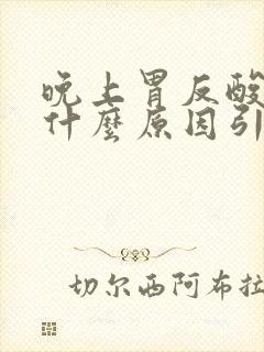 晚上胃反酸水是什么原因引起的