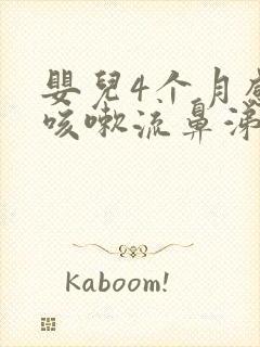 婴儿4个月感冒咳嗽流鼻涕怎么办