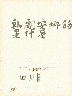 韩剧安娜的结局是什么