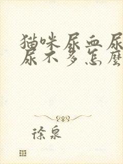 猫咪尿血尿频但尿不多怎么办