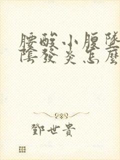 腰酸小腹坠胀外阴发炎怎么回事封面