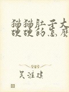 猫猫肚子大大的硬硬的怎么回事