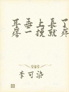 耳垂上长了硬疙瘩一摸就疼