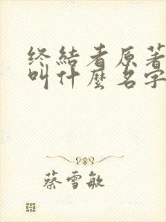 终结者原著小说叫什么名字