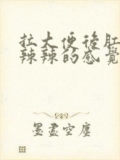 拉大便后肛门火辣辣的感觉