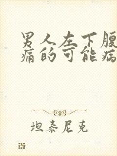 男人左下腹部疼痛的可能病因封面