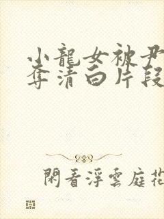 小龙女被尹志平夺清白片段