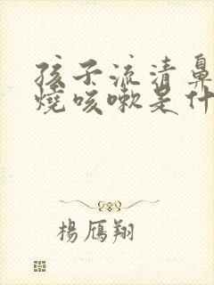 孩子流清鼻涕发烧咳嗽是什么感冒封面