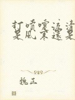 打喷嚏流清鼻涕是风寒还是风热感冒