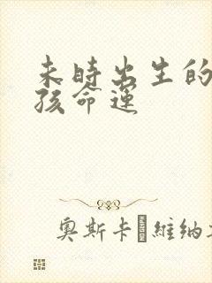 未时出生的兔男孩命运封面