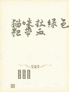 猫咪拉绿色的粑粑带血