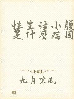 性生活小腹疼痛是什么病因