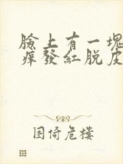 脸上有一块皮肤痒发红脱皮